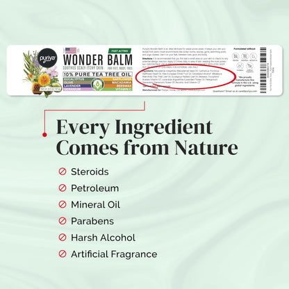 Puriya Tea Tree Oil Balm Extra Strength – Fast-Acting Plant-Powered Skin Relief