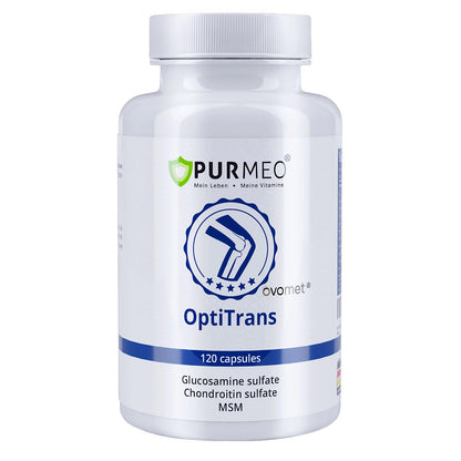 Purmeo OVOMET Eggshell Membrane Joint Supplement – Low-Purine Glucosamine, Chondroitin, MSM, Boswellia | Made in Germany | 60 Days Supply