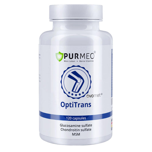 Purmeo OVOMET Eggshell Membrane Joint Supplement – Low-Purine Glucosamine, Chondroitin, MSM, Boswellia | Made in Germany | 60 Days Supply BritishVita | Premium UK Vitamins & Wellness Supplements