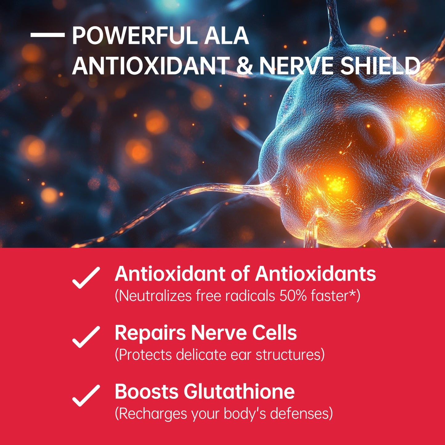 Purmeo Tinnitus Relief – 1 Daily Capsule | German-Grade Alpha Lipoic Acid & Methylcobalamin