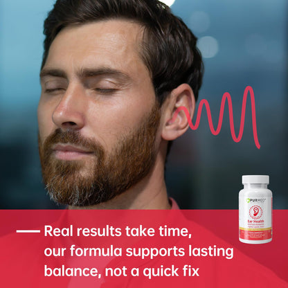 Purmeo Tinnitus Relief – 1 Daily Capsule | German-Grade Alpha Lipoic Acid & Methylcobalamin