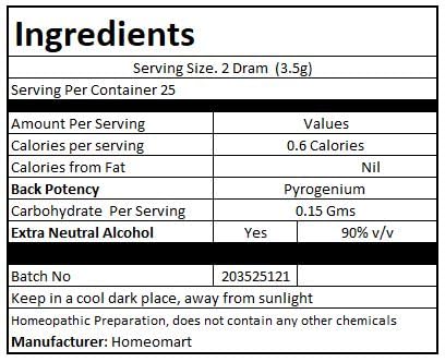 Pyrogenium Homeopathy Pellets 1M Potency – Pack of 3 | Homeomart
