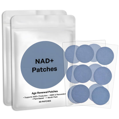 PYUNZGO NAD+ Boost Patches | Daily Vitality & Healthy Aging |Supports Cellular Energy & Metabolism |Easy 8-Hour Release Time(60)