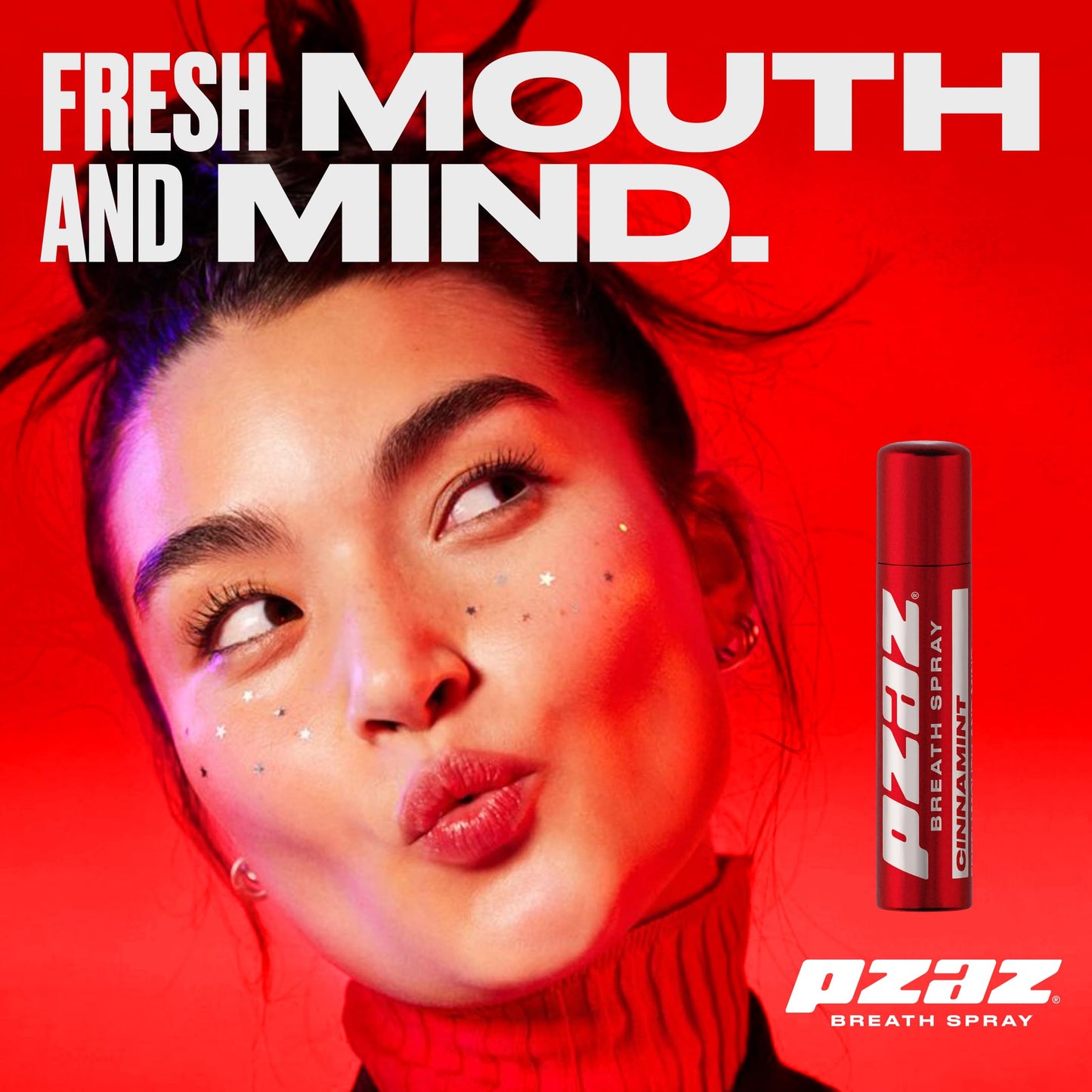 Pzaz Breath Spray: Caffeine, Vitamin B12, Electrolytes | Sugar-Free & Alcohol-Free