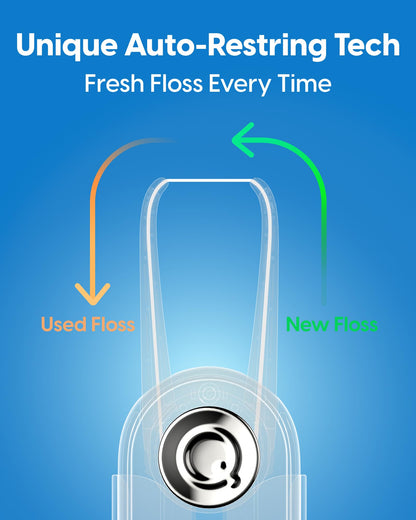QicoBay Refill Floss Capsule for C1S Flosser – Fresh Mint, 3-Pack, 90 Uses