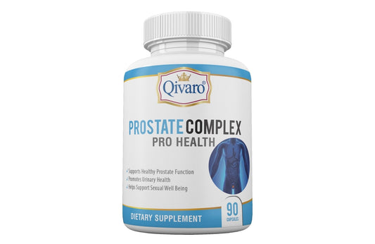 Qivaro Prostate Complex for Men – Prostate Health Supplement (90 Capsules) – Non-GMO, Gluten Free BritishVita | Premium UK Vitamins & Wellness Supplements