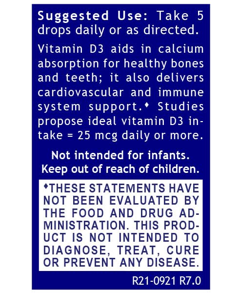 QNL D3 Gold Vitamin D Liquid Drops – Bone Strength, Immune & Cardiovascular Support | 0.43 fl oz