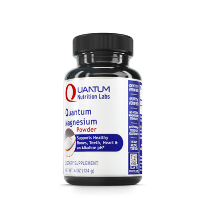 QNL Quantum Magnesium Powder – Watermelon Flavor (4 oz) – Vegan Magnesium Lactate for Bone, Teeth & Heart Health | Immune Support