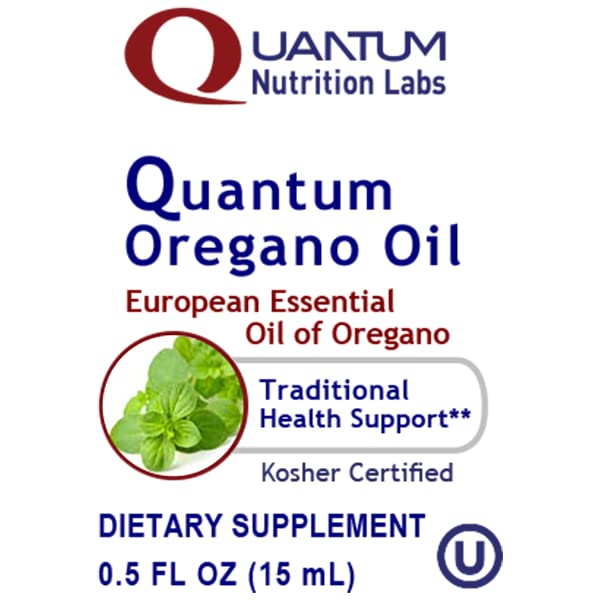 QNL Quantum Oregano Oil - Organic Oregano Oil Liquid Drops 0.5 fl oz