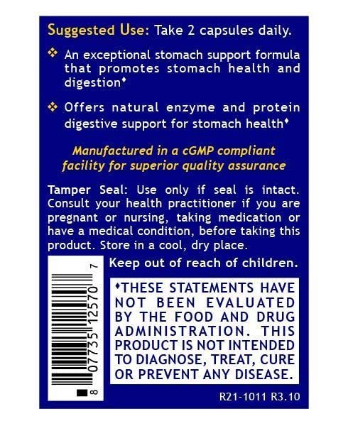 QNL Quantum Stomach Support – Digestive Enzymes (Vegan, Organic, 60 Caps)