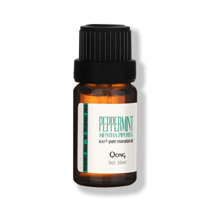 QONG Peppermint Essential Oil Blend – Organic Mint Oil for Hair Growth & Diffusers (10ml)