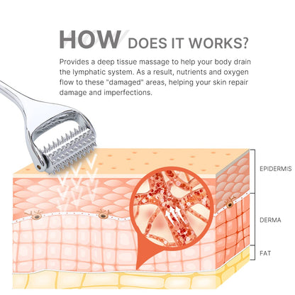 QooWo Massage Roller – Acupuncture Roller for Deep Tissue Muscle Relief