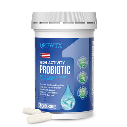 QRFWTX Acidophilus Probiotic 60B CFU | Gut Health & Immune Support