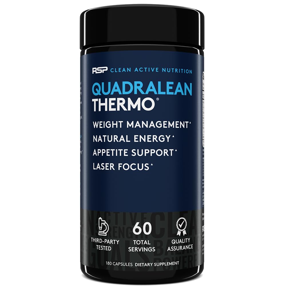 QuadraLean Thermogenic Fat Burner – Metabolism & Energy (60 Serv) by RSP