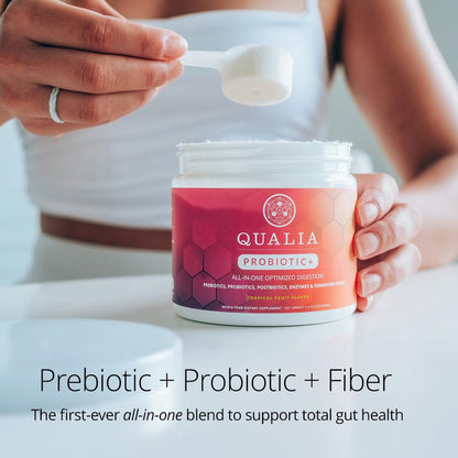 Qualia Probiotic – 28-Component Synbiotic for Gut Health (1 Month Supply)