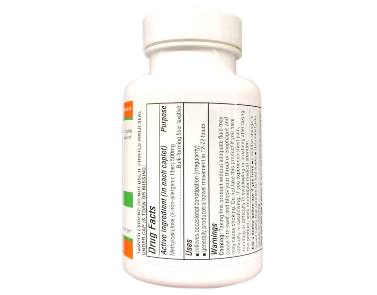 Quality Choice Fiber Therapy - Methylcellulose 500 mg, 100 Caplets (Pack of 3)