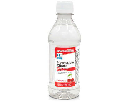 Quality Choice Magnesium Citrate 10oz Cherry – Saline Laxative