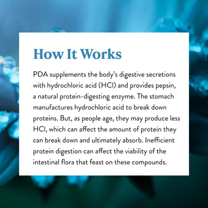 Nature's Sunshine PDA Combination 180 Caps - HCl & Pepsin Digestive Support