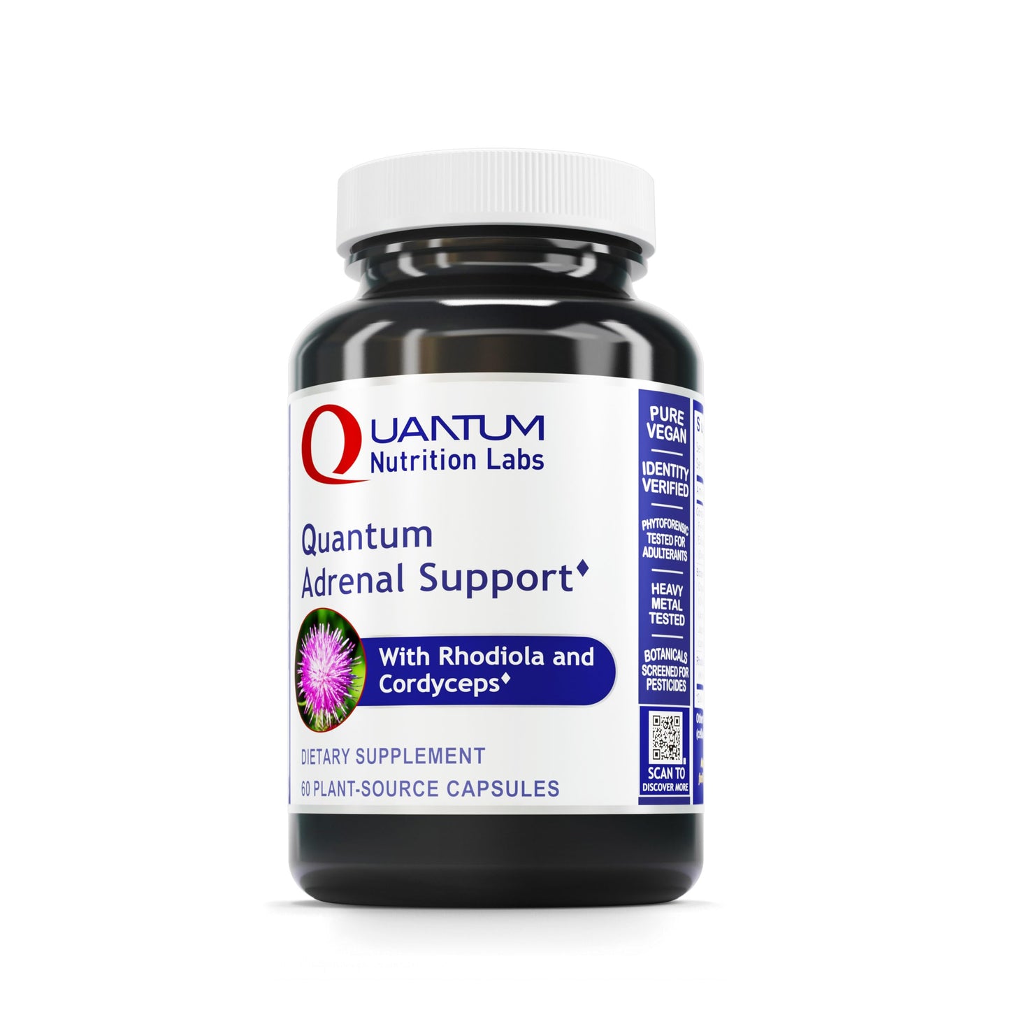 Quantum Adrenal Support – Adrenal Health & Calm, Vegan Capsules