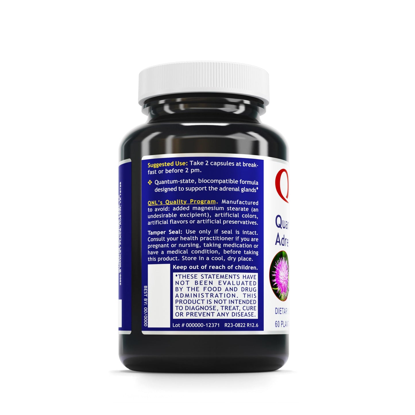 Quantum Adrenal Support – Adrenal Health & Calm, Vegan Capsules