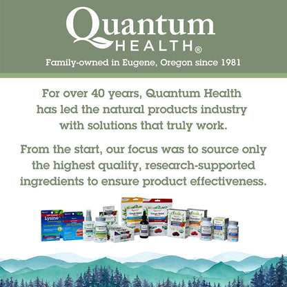 Quantum Health Black Elderberry Supplement – Sambucus Nigra Extract 400mg | Immune Support, 60 Capsules