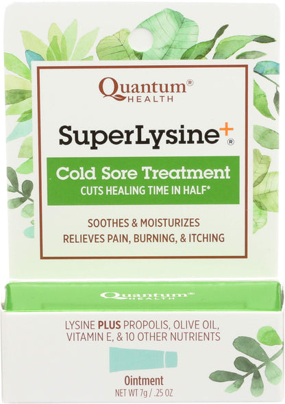 Quantum Health Lysine Cream 0.25 oz | Cold Sore Relief with L-Lysine & Vitamins