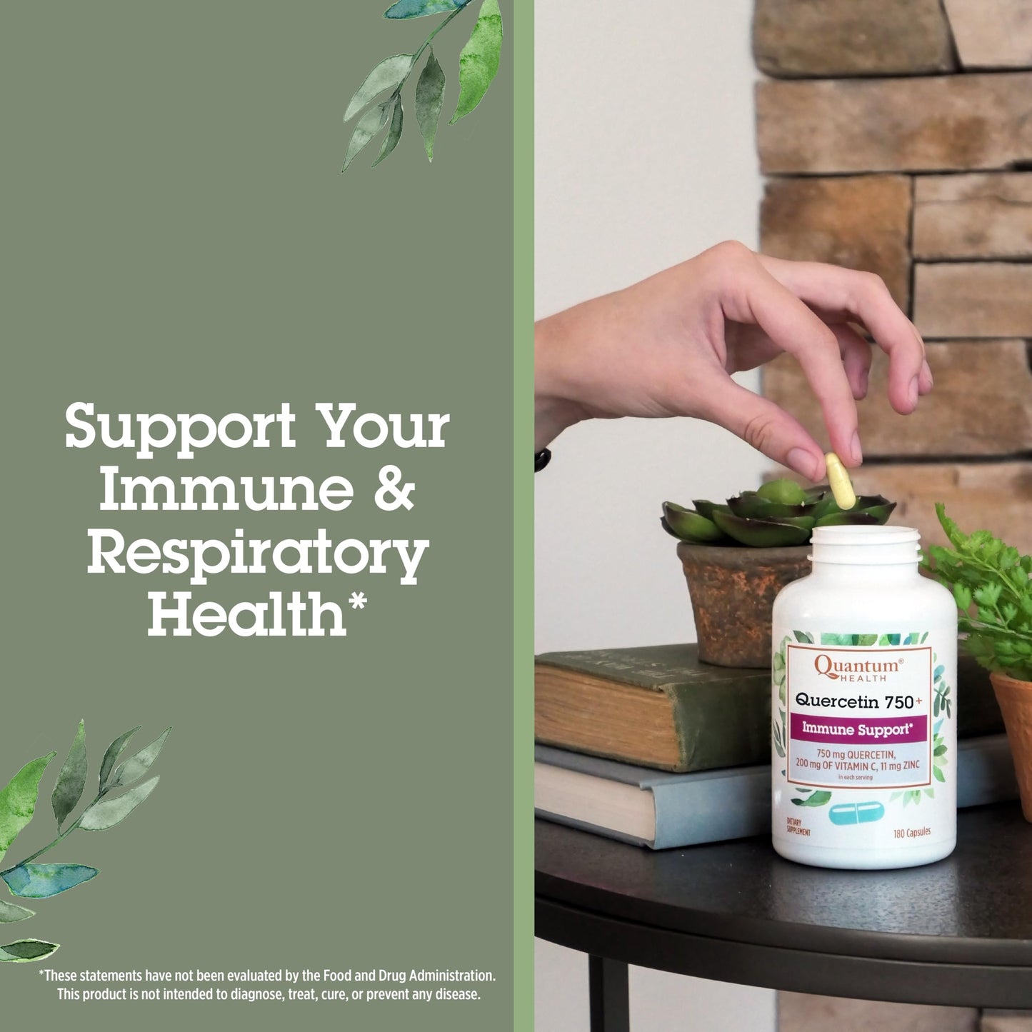 Quantum Health Quercetin+ 750mg Immune Support - 180 Caps