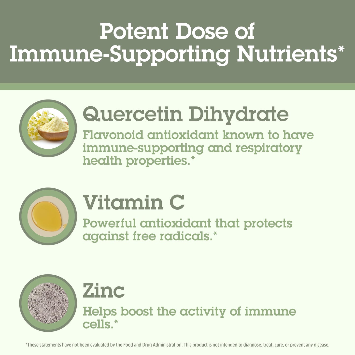 Quantum Health Quercetin+ 500mg Immune Support - Zinc & Vitamin C, 90 Capsules
