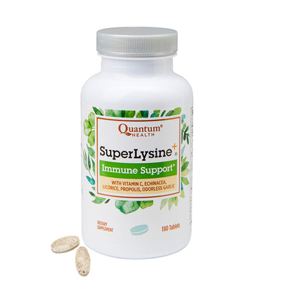 Quantum Health SuperLysine+ Advanced Formula – Immune Support (180 Tablets)