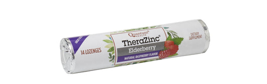 Quantum Health TheraZinc Zinc Lozenges – Elderberry Raspberry, Immune Support, Zinc Gluconate, 14 Count BritishVita | Premium UK Vitamins & Wellness Supplements