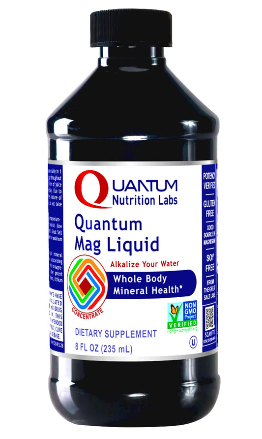 Quantum Mag Liquid - Liquid Magnesium Mineral Support (8 oz) BritishVita | Premium UK Vitamins & Wellness Supplements
