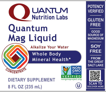 Quantum Mag Liquid - Liquid Magnesium Mineral Support (8 oz)