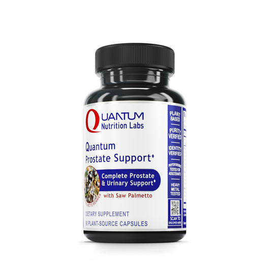 Quantum Nutrition Labs Prostate Support – Prostate Health Formula with Organic Saw Palmetto | 90 Veg Capsules BritishVita | Premium UK Vitamins & Wellness Supplements