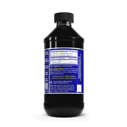 Quantum Nutrition Labs Zinc – Liquid Zinc Drops (25 mg Zinc Sulfate) for Immune Support | 8 oz
