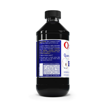 Quantum Nutrition Labs Zinc – Liquid Zinc Drops (25 mg Zinc Sulfate) for Immune Support | 8 oz