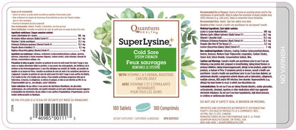 Quantum Super Lysine 180 Count – Immune Support & Lysine Supplement