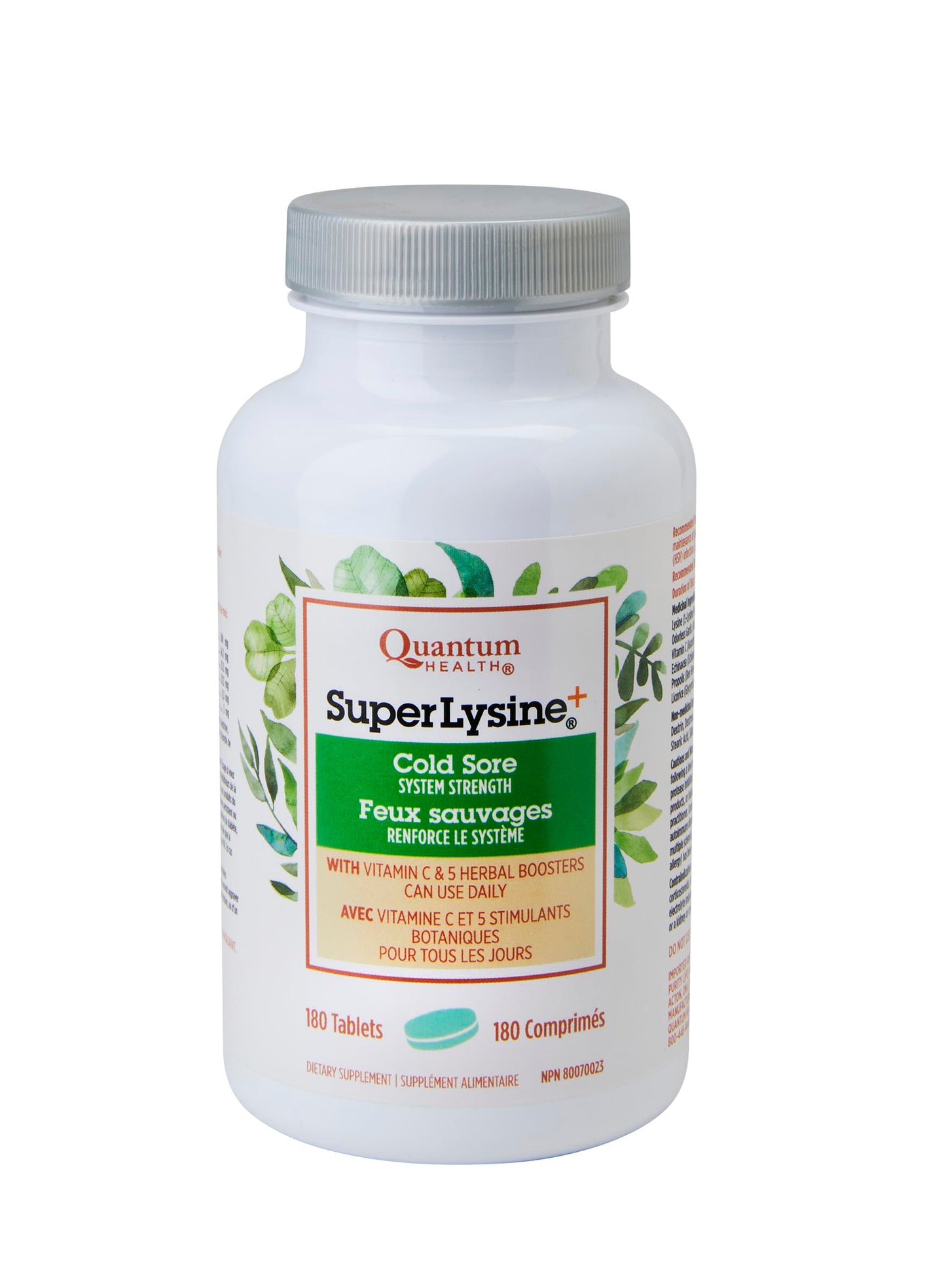 Quantum Super Lysine 180 Count – Immune Support & Lysine Supplement