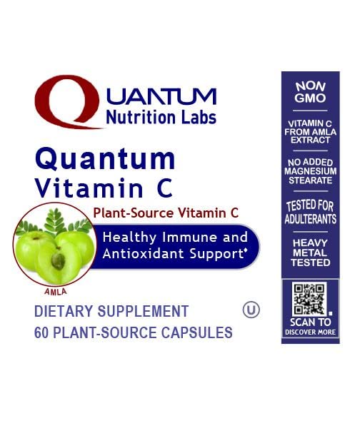 Quantum Vitamin C – Organic Whole Food Vitamin C, 60 Vegan Capsules