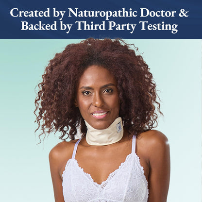QUEEN OF THE THRONES Castor Oil Pack for Neck – Reusable, Organic Cotton Flannel, Castor Oil Included