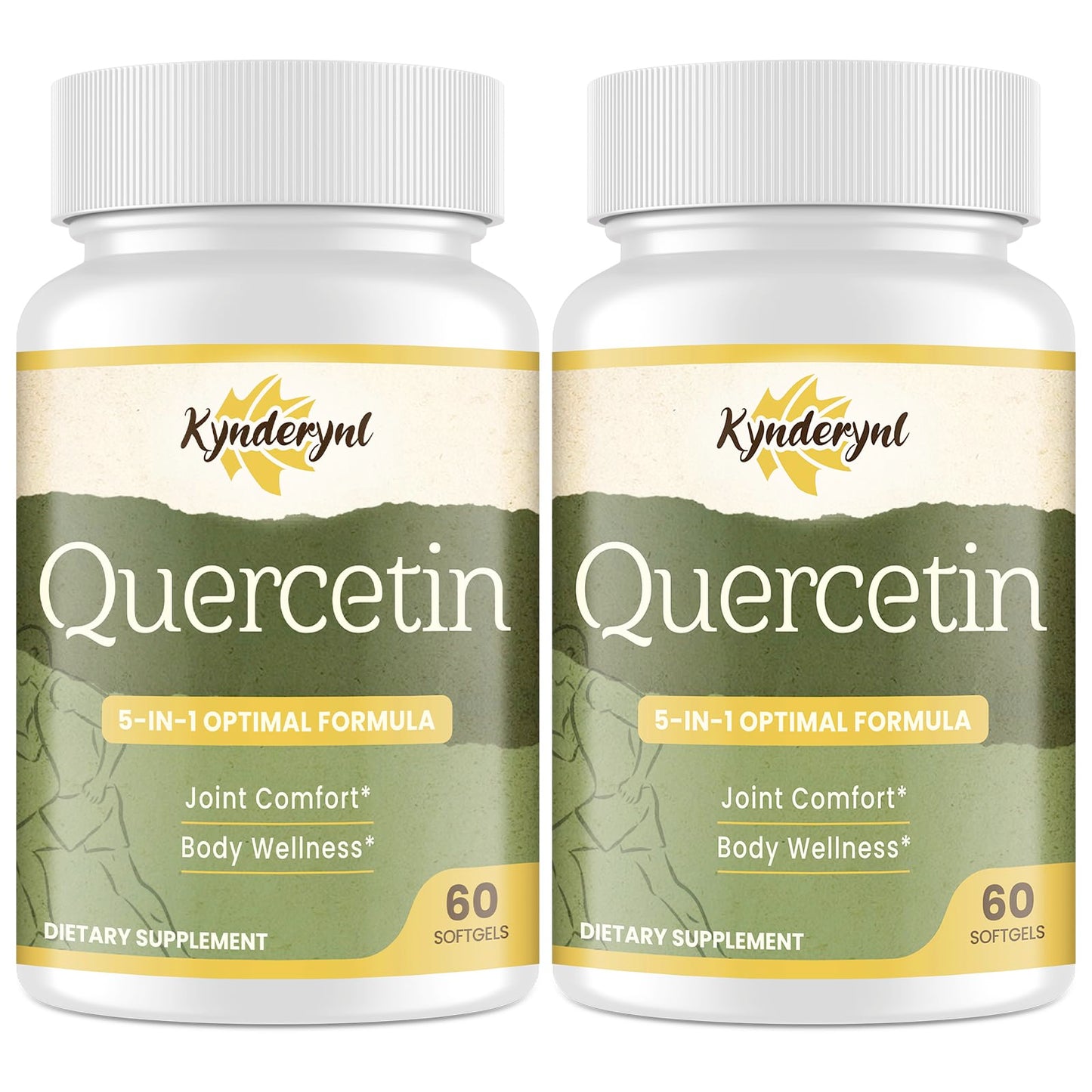 Quercetin 1000mg Softgels – Joint Health & Mobility Support (60 Vegan Softgels) – 2-Pack