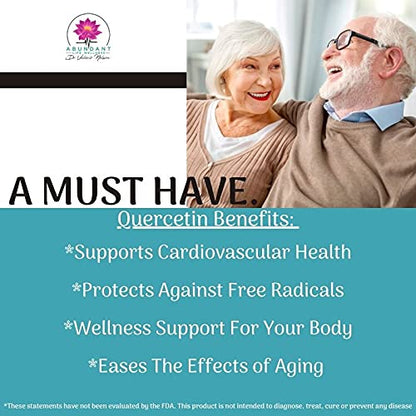 Dr. Valerie Nelson Quercetin 500 mg - 200 Capsules | Made in USA - Best Value