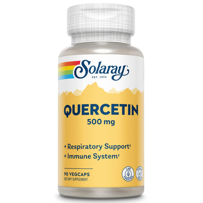 Quercetin 500mg Solaray 90 Caps Pack of 2 | Quercetin Supplement