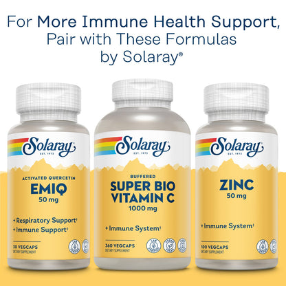 Quercetin 500mg Solaray 90 Caps Pack of 2 | Quercetin Supplement