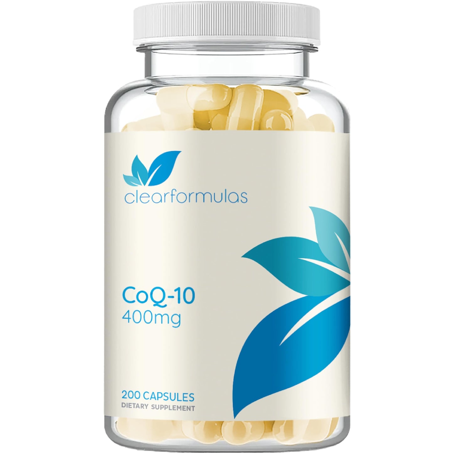 Quick Absorption CoQ10 400mg Capsules – Ubiquinone 400mg for Heart Health & Aging Support | Made in a cGMP US Lab