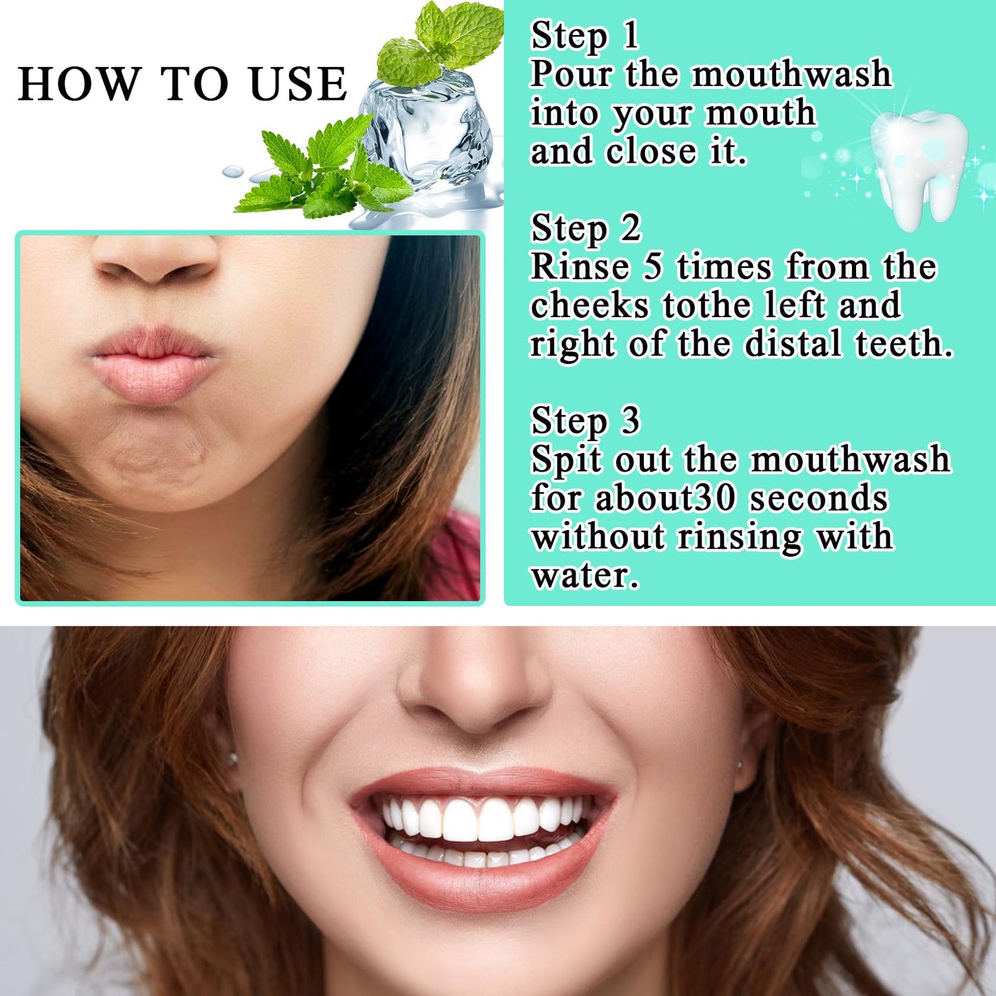 Travel Size Mouthwash Kit – 60-Pack Mini Travel Mouthwash, Portable & Fresh