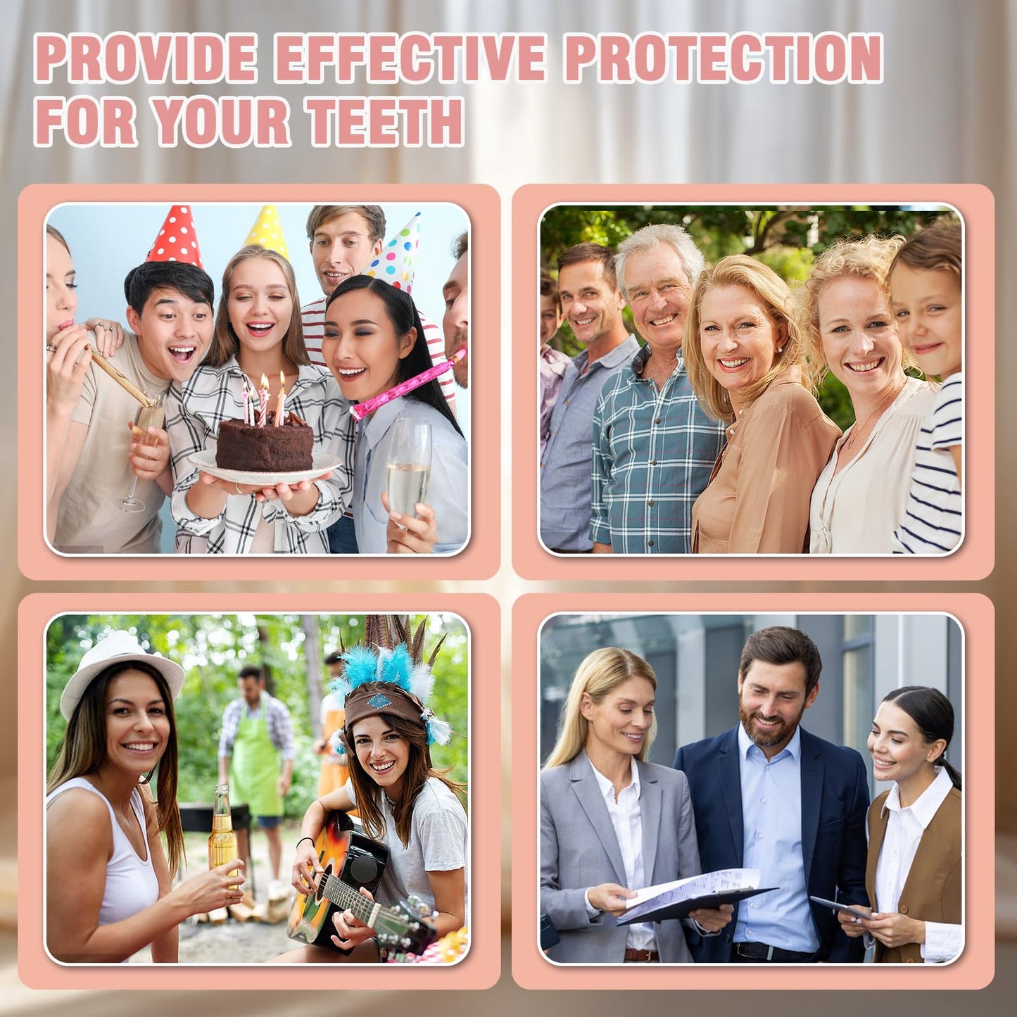 Silicone Dentures for Women and Men - Upper & Lower Veneers