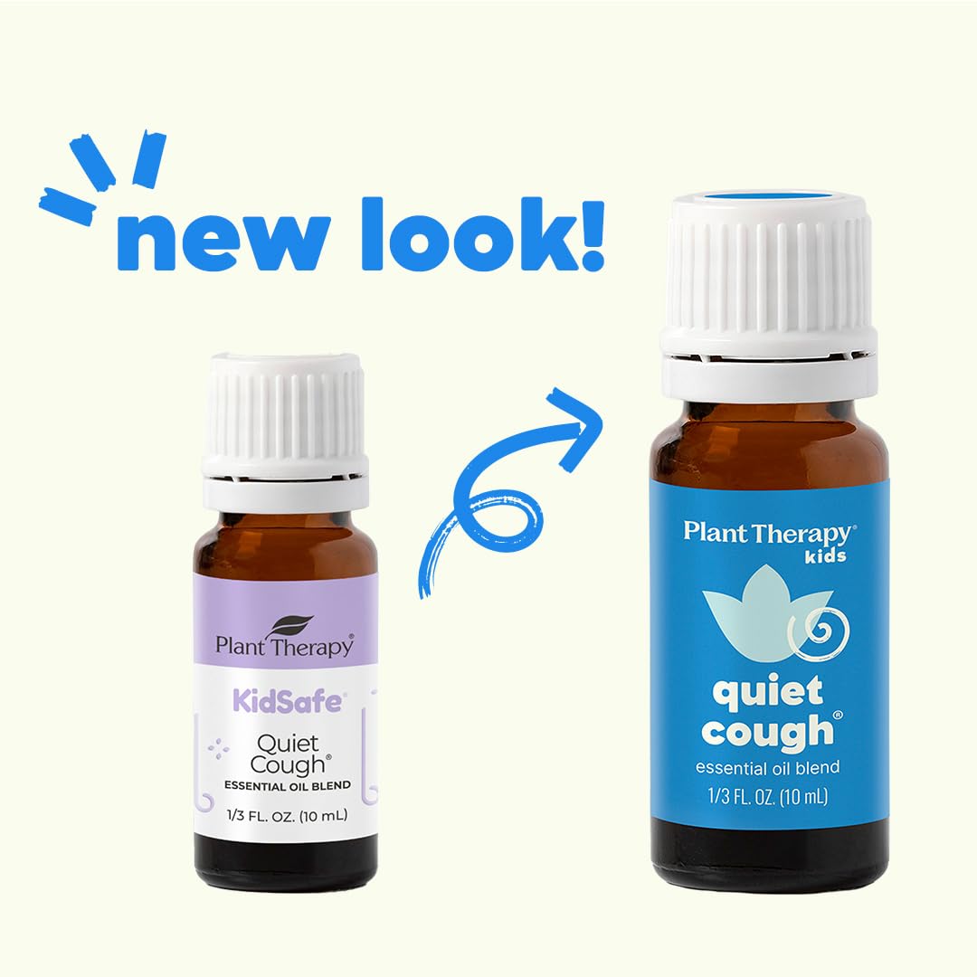 Plant Therapy Quiet Cough KidSafe Essential Oil Blend 10 mL – 100% Pure & Therapeutic Grade