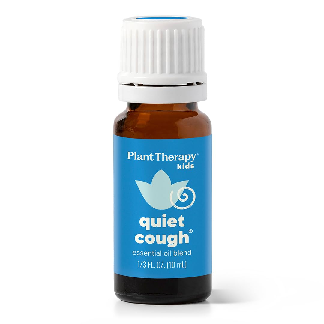 Plant Therapy Quiet Cough KidSafe Essential Oil Blend 10 mL – 100% Pure & Therapeutic Grade