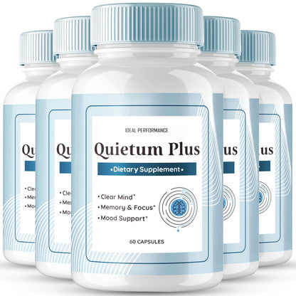Quietum Plus Tinnitus Relief - Official Original Pills (5 Pack)