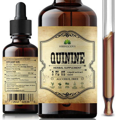 Quinine Liquid Extract 2oz – Restless Legs & Nighttime Cramp Relief